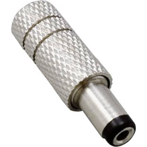 TRU COMPONENTS Niedervolt-Steckverbinder Stecker, gerade 5.50 mm 2.10 mm 1 St.