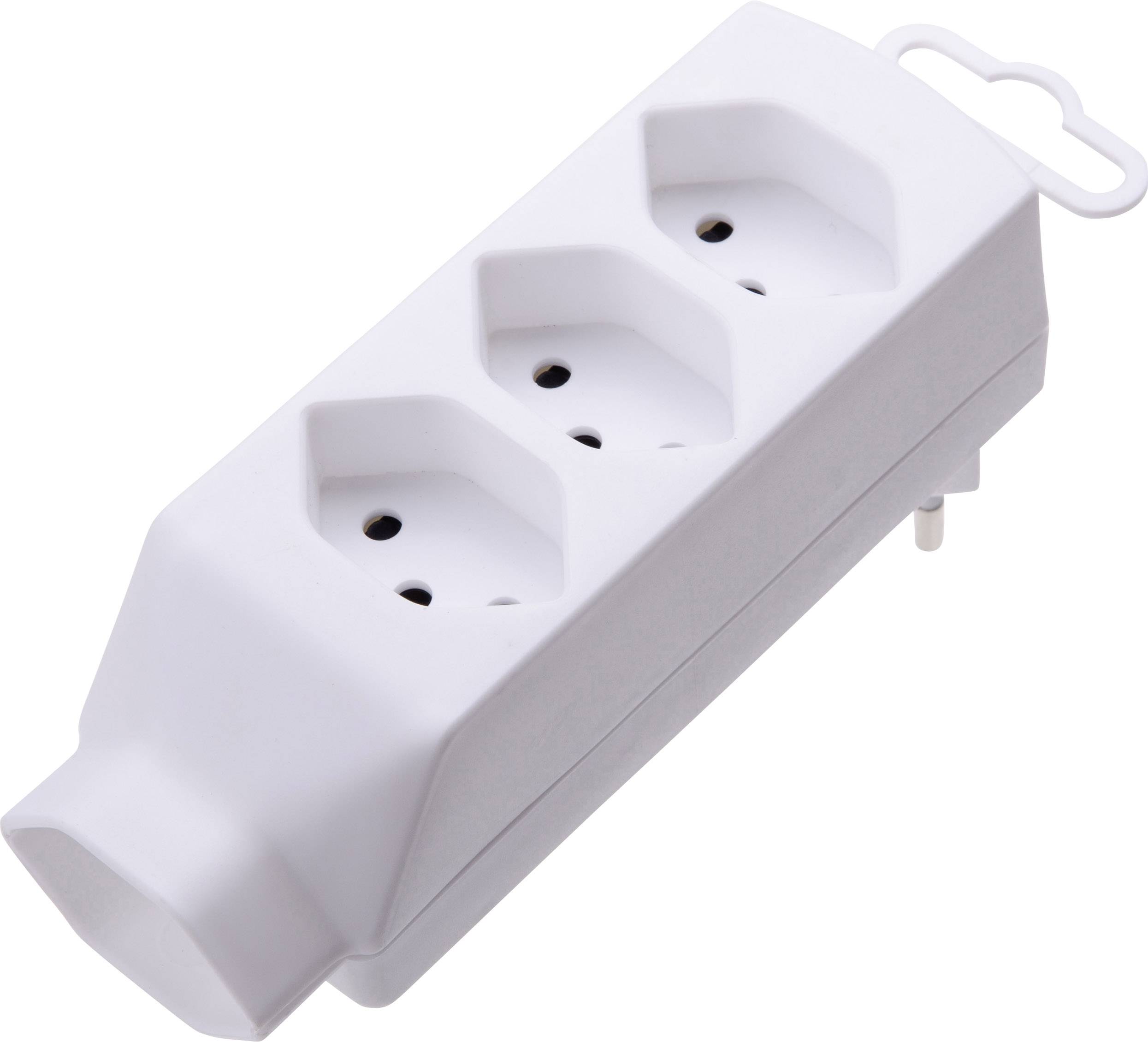 Max Hauri 108925 x4 Bloc multiprise blanc