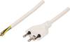 Max Hauri 114349 Strom Netzkabel Weiß 5.00 m