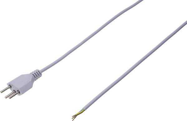 Strom Netzkabel Grau 3.00 m  Max Hauri 114326