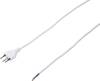 Max Hauri 114325 Strom Netzkabel Weiß 2.00 m