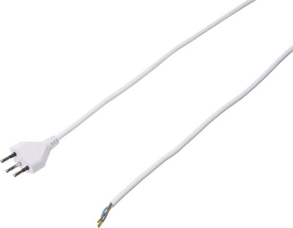 Max Hauri 114328 Strom Netzkabel  Weiß 3.00 m