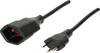 Max Hauri 129023 Strom Verlängerungskabel Schwarz 3.00 m H05VV-F 3G 1,0 mm²