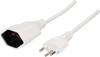 Max Hauri 129020 Strom Verlängerungskabel Weiß 2.00 m H05VV-F 3G 1,0 mm²