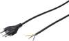 Max Hauri 114324 Strom Netzkabel Schwarz 2.00 m