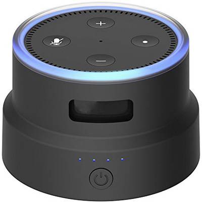 Smatree SmaCup Plus Akku-Pack Schwarz Passend für (Sprachassistenten):Amazon Echo Dot