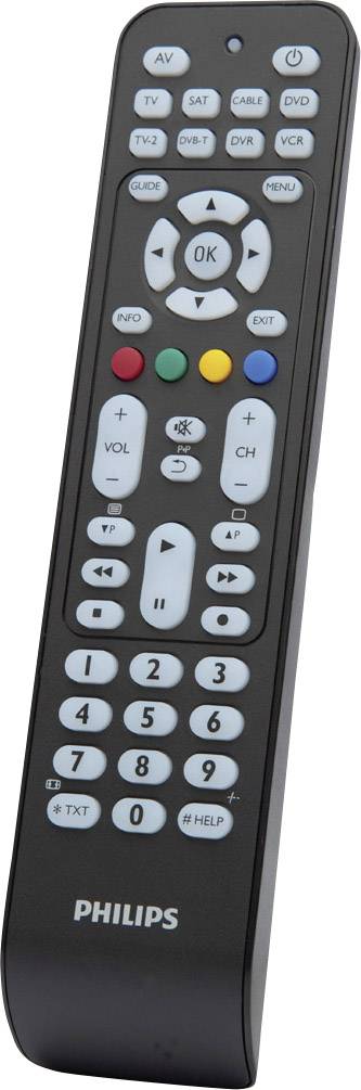 PHILIPS 8-in-1 TV Ersatzfernbedienung SRP2018/10-2