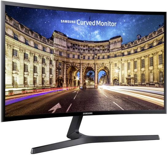 C24F396FHU LED-Monitor 59.7 cm (23.5 Zoll) EEK A (A+++ - D) 1920 x 1080 Pixel Full HD 4 ms VGA, HDMI® VA LED