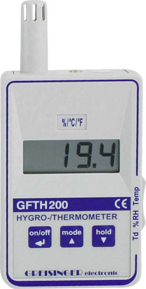 Greisinger GFTH 200-WPF4 Temperatur-Messgerät kalibriert (DAkkS-akkreditiertes Labor) -25 - 70 °C Fühler-Typ Pt1000
