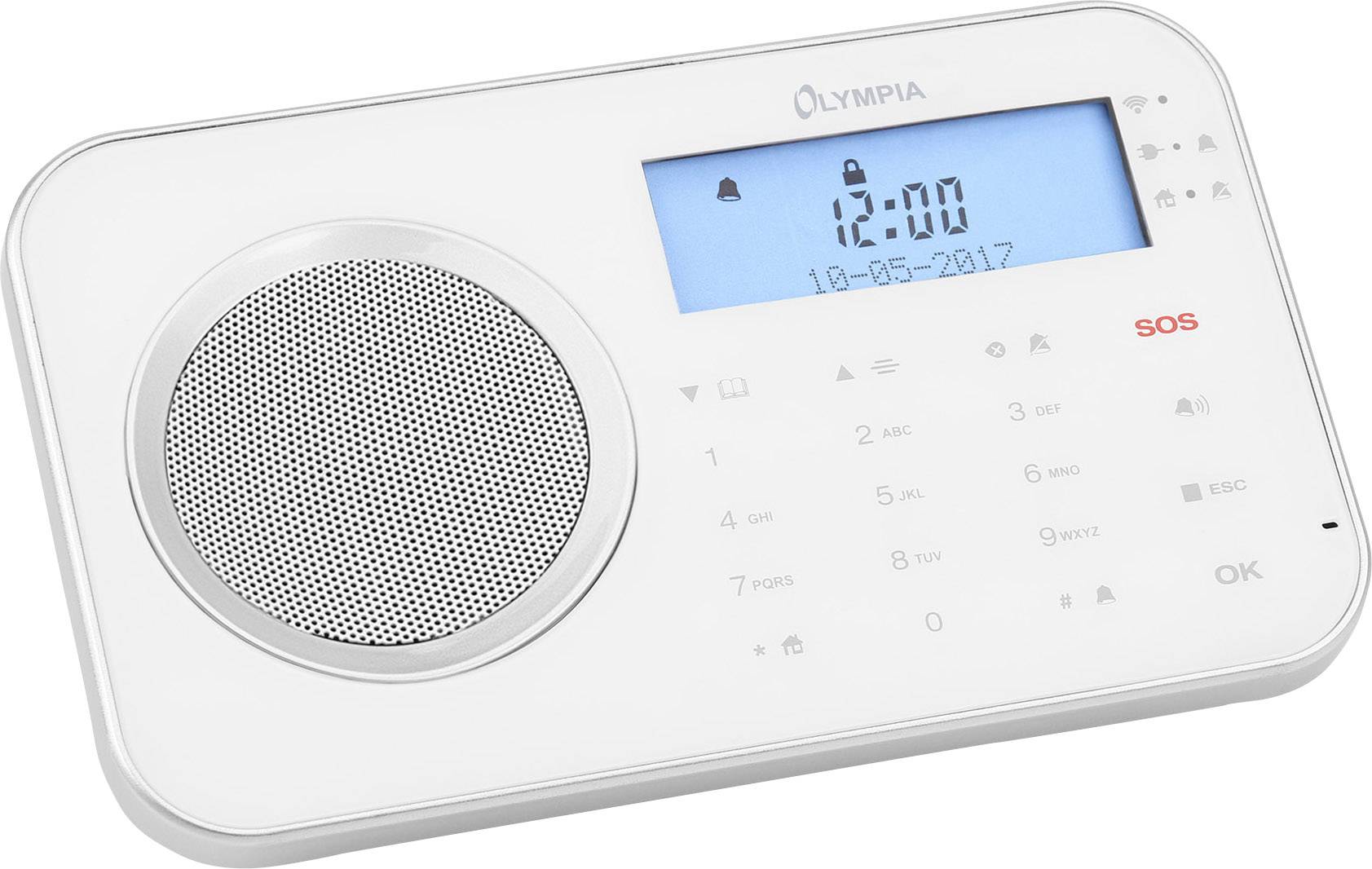 OLYMPIA Prohome 8700 WLAN/GSM Alarmsystem, weiss