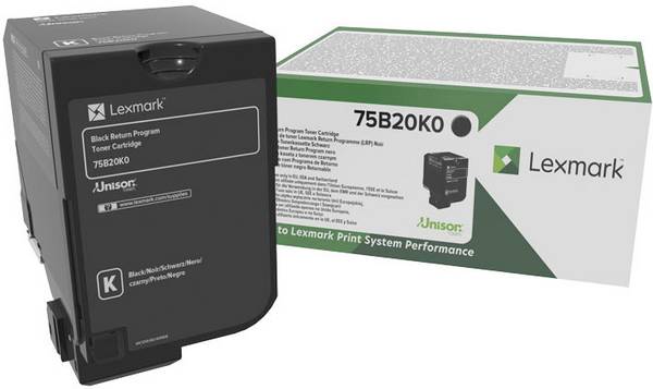 Lexmark Rückgabe Tonerkassette CS727 CS728 CX727 Original  Schwarz 13000 Seiten 75B20K0