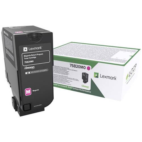 Lexmark Rückgabe Tonerkassette CS727 CS728 CX727 Original Magenta 10000 Seiten 75B20M0