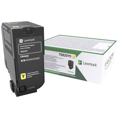 Lexmark Rückgabe Tonerkassette CS727 CS728 CX727 Original Gelb 10000 Seiten 75B20Y0