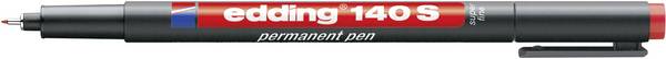 Edding Folienstift 140 S permanent pen super fine 4-140002 Rot
