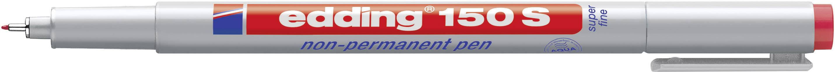 edding Folienschreiber 150 S 4-150002 non-permanent rot-0