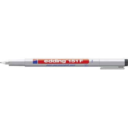 Edding Folienstift 151 F non-permanent pen 4-151001 Schwarz