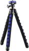 Mantona Flex Spezialstativ 1/4 Zoll Arbeitshöhe=10 - 27 cm Blau Für Smartphones und GoPro