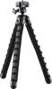 Mantona Flex Spezialstativ 1/4 Zoll Arbeitshöhe=10 - 27 cm Grau Für Smartphones und GoPro