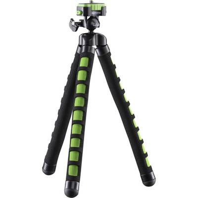Mantona Flex Spezialstativ 1/4 Zoll Arbeitshöhe=10 - 27 cm Grün Für Smartphones und GoPro