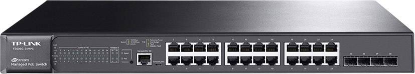 TP-Link JetStream T2600G-28MPS - Switch - L2+ - managed - 24 x 10/100/1000 (PoE+)-0