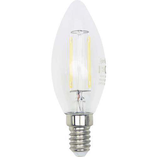 LightMe LM85264 LED EEK F (A - G) E14 Kerzenform 5 W = 40 W Warmweiß (Ø x L) 35 mm x 97 mm dimmbar, Filament 1 St.