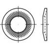 Sperrkantscheiben 6 mm 18.2 mm Edelstahl A4 1000 St. Alstertaler Schrauben & Präzisionsteile 1069902