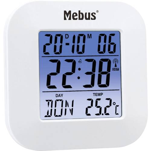 Thumbnail - Mebus 51511 Funk Wecker Weiß