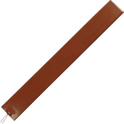 Langes, rechteckiges, rotes Lederetui mit schlanker Form und minimalistischem Design.