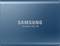 Externe Samsung SSD T5 in blau, kompakt, tragbar.