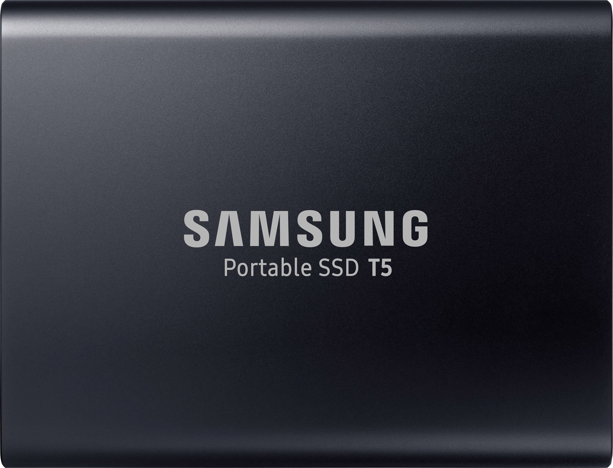 Samsung Portable T5 1 TB Externe SSD USB-C® (USB 3.2 Gen 2) Deep Black MU-PA1T0B/EU-1