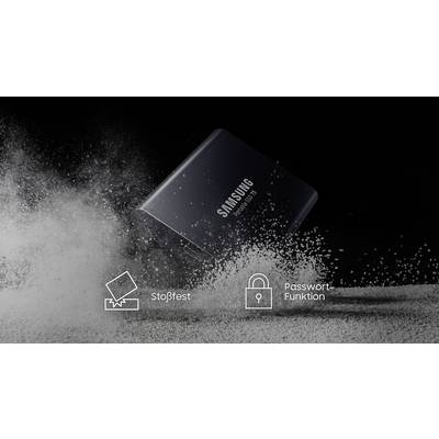 Samsung Portable T5 1 TB Externe SSD USB-C® (USB 3.2 Gen 2) Deep Black MU-PA1T0B/EU-5