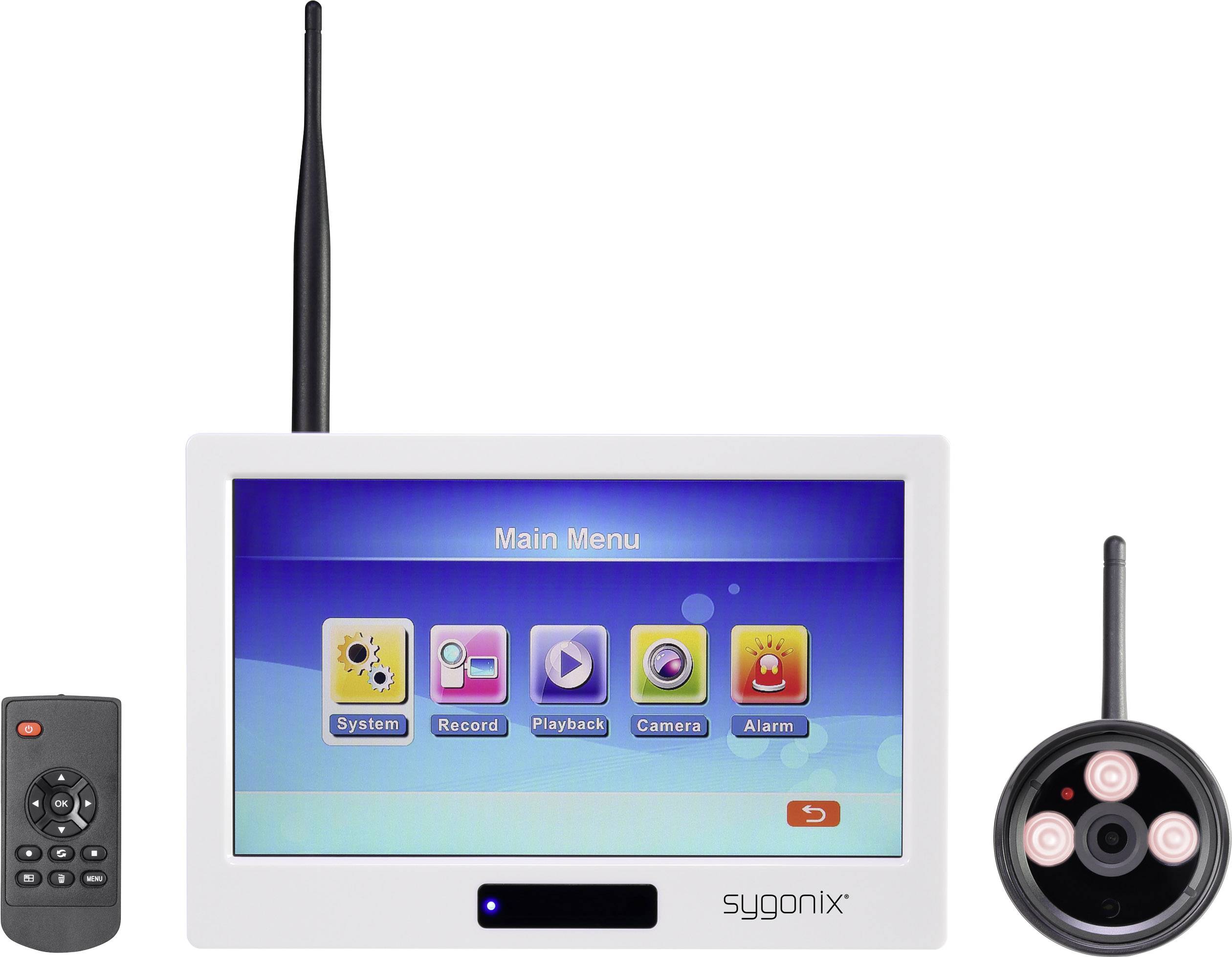 Sygonix 1594378 Funk-Überwachungskamera-Set mit 1 Kamera 2.4 GHz-1