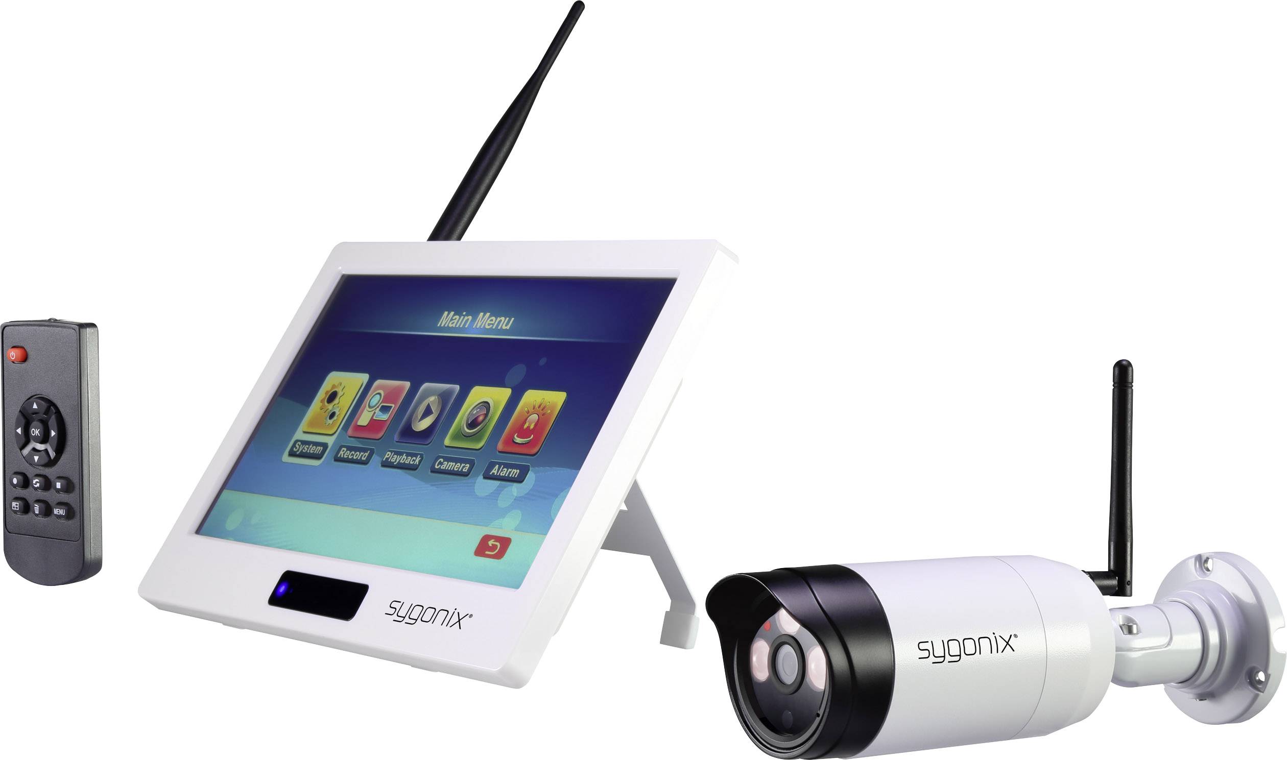 Sygonix 1594378 Funk-Überwachungskamera-Set mit 1 Kamera 2.4 GHz-6
