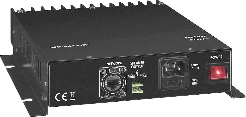 Monacor AKB-160DT ELA-Verstärker 40 W 2-Kanal