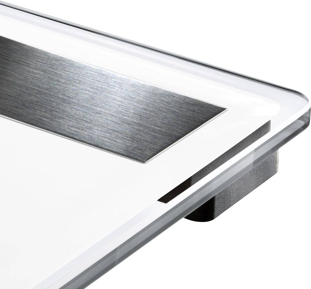 Eine moderne, rechteckige LED-Deckenleuchte mit Rand in Edelstahloptik und transparentem Rahmen, beleuchtet von oben.