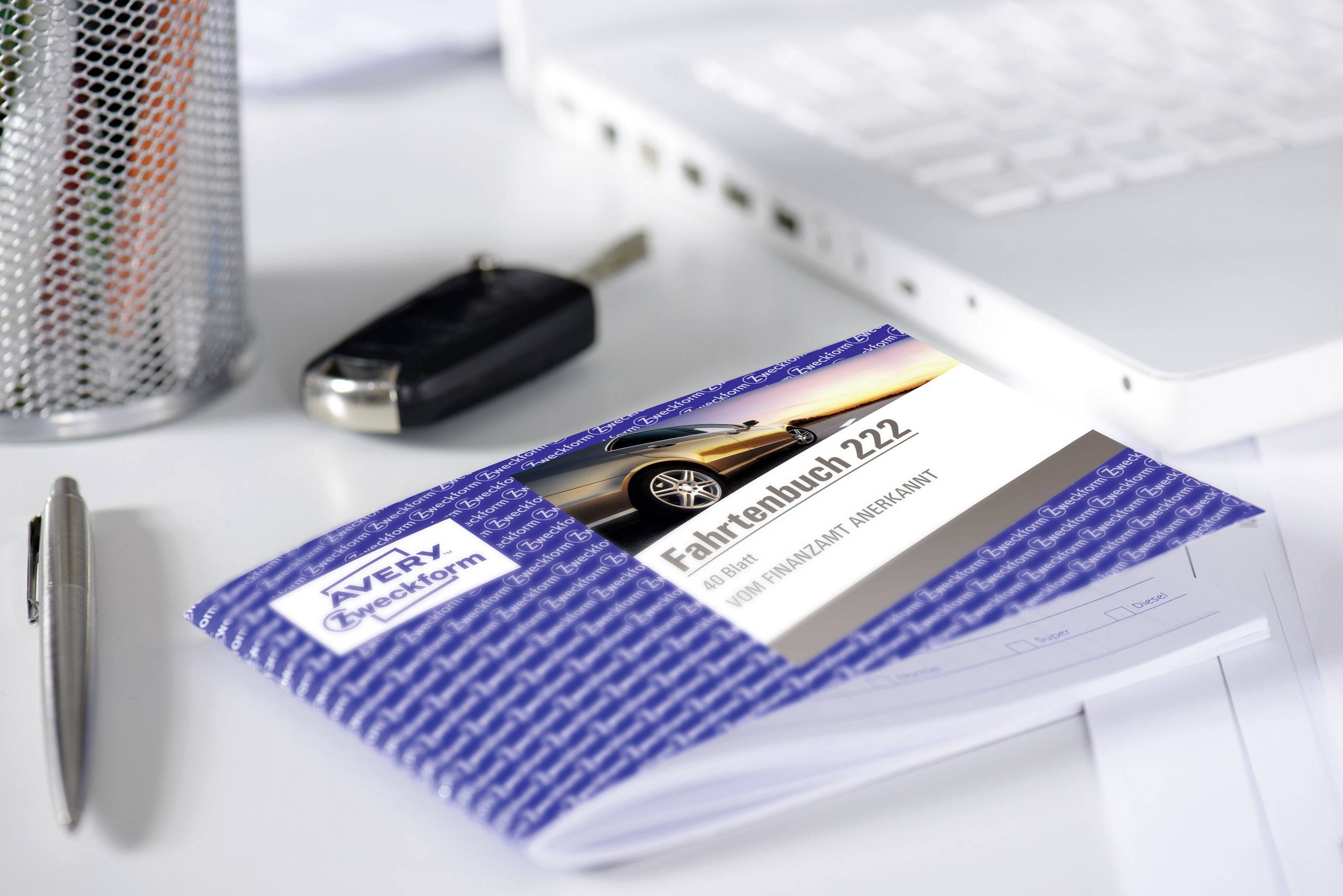 Fahrtenbuch, Pkw mit Kraftstoffverbrauch Formularbücher 222-5 + GRATIS 1 St.-1