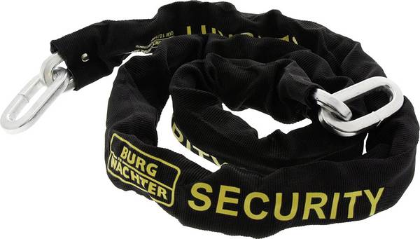Burg Wächter GKM 10/ 100 Sicherheitskette    inkl. Vierkantkette Schwarz