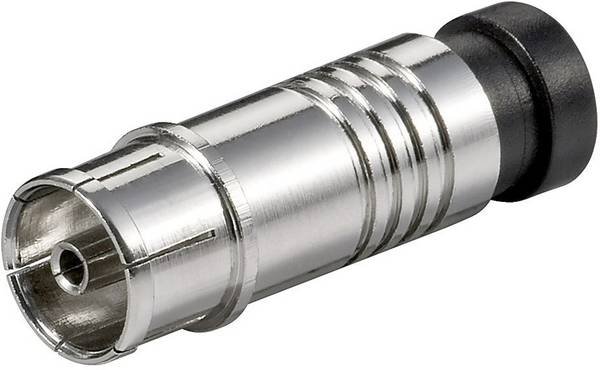 Goobay Koax-Kompressionskupplung - Kompressions-Adapter aus Metall