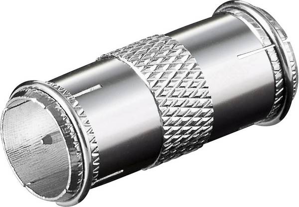 Goobay F-Verbinder: F-Stecker (Quick) > F-Stecker (Quick) Kupfer Kupfer