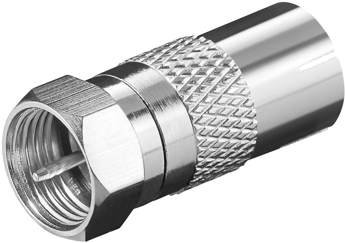 Goobay F-Adapter: F-Stecker > Koax-Buchse Kupfer Kupfer-0