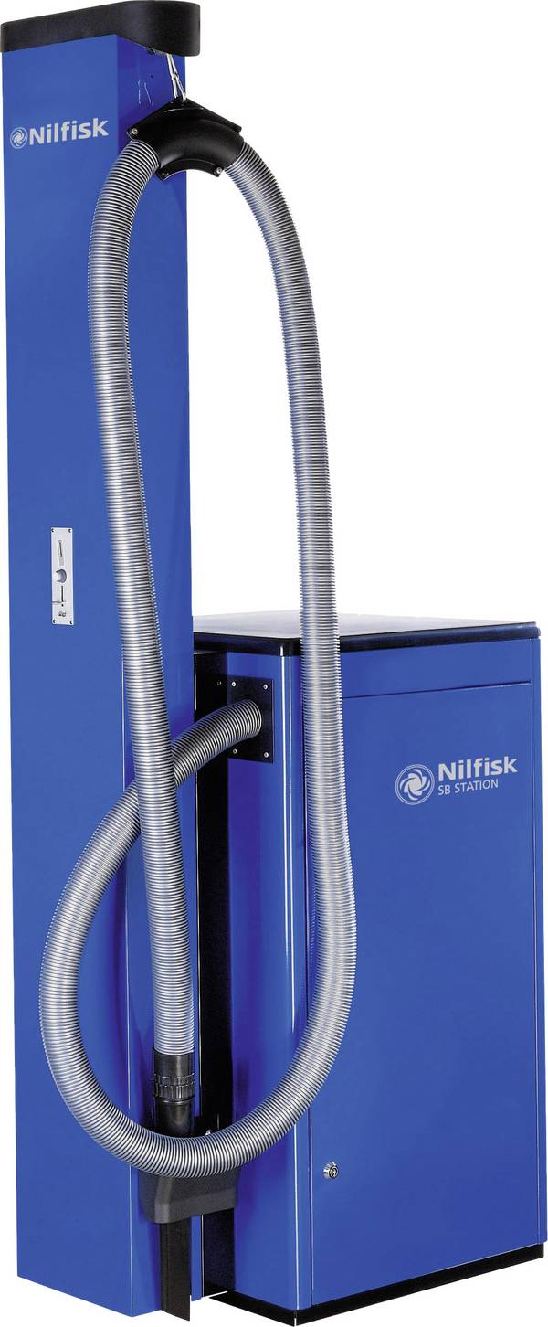 Nilfisk SB STATION Saugstation für Selbstbedienung, mit elektronischem Münzprüfer