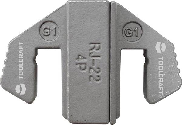 TOOLCRAFT  Crimp-Einsätze Crimpeinsatz für 4P4C/Rj22 Steckverbinder Passend für Marke (Zangen): TOOLCRAFT PZ-500