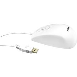 Image of Keysonic KSM-5030M-W Maus USB Weiß 3 Tasten Spritzwassergeschützt, Staubgeschützt