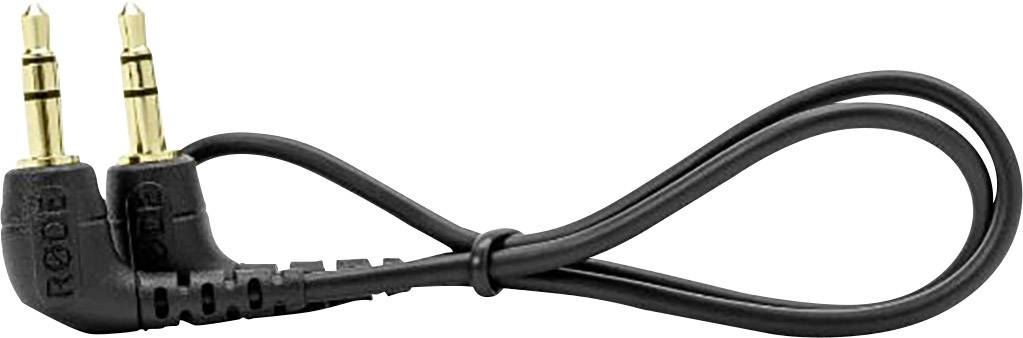 'Schwarzes Audiokabel mit zwei 3,5 mm Klinkensteckern.'