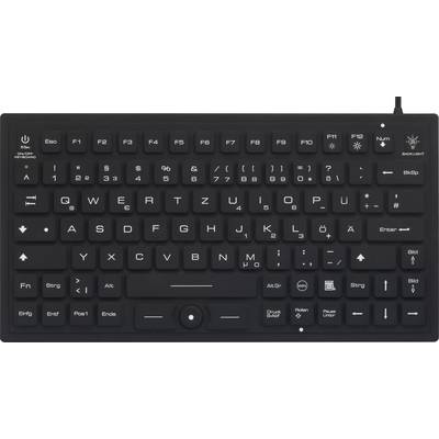 iM-IKB720BL-BK Tastatur Renkforce Schwarz Spritzwassergeschützt, Staubgeschützt, Touch-Oberfläche, Touch-Tasten 