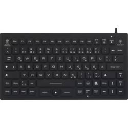 Image of iM-IKB720BL-BK Tastatur Renkforce Schwarz Spritzwassergeschützt, Staubgeschützt, Touch-Oberfläche, Touch-Tasten
