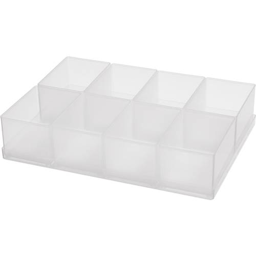 raaco A 8-1 Sortimentskoffer-Einsatz (L x B x H) 220 x 160 x 47 mm Anzahl Fächer: 8 Inhalt 1 St.