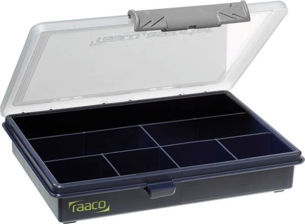 raaco Assorter 6-7 Sortimentskasten (L x B x H) 175 x 143 x 32 mm Anzahl Fächer: 7 feste Unterteilung Box Inhalt 1 St.