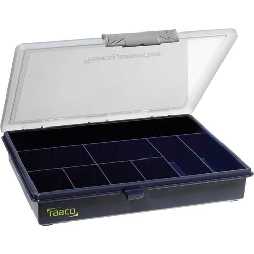 raaco Assorter 5-9 Sortimentskasten (L x B x H) 240 x 195 x 43 mm Anzahl Fächer: 9 feste Unterteilung Inhalt 1 St.