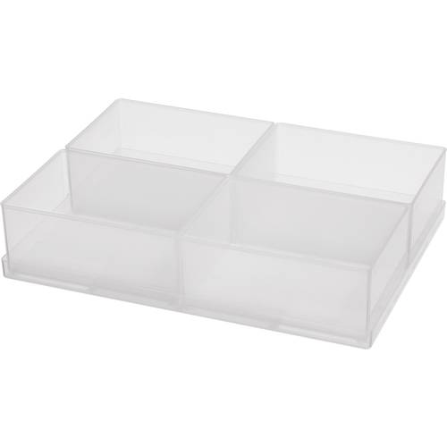 raaco Sortimentskoffer-Einsatz (L x B x H) 220 x 160 x 47 mm Anzahl Fächer: 4 Inhalt 1 St.